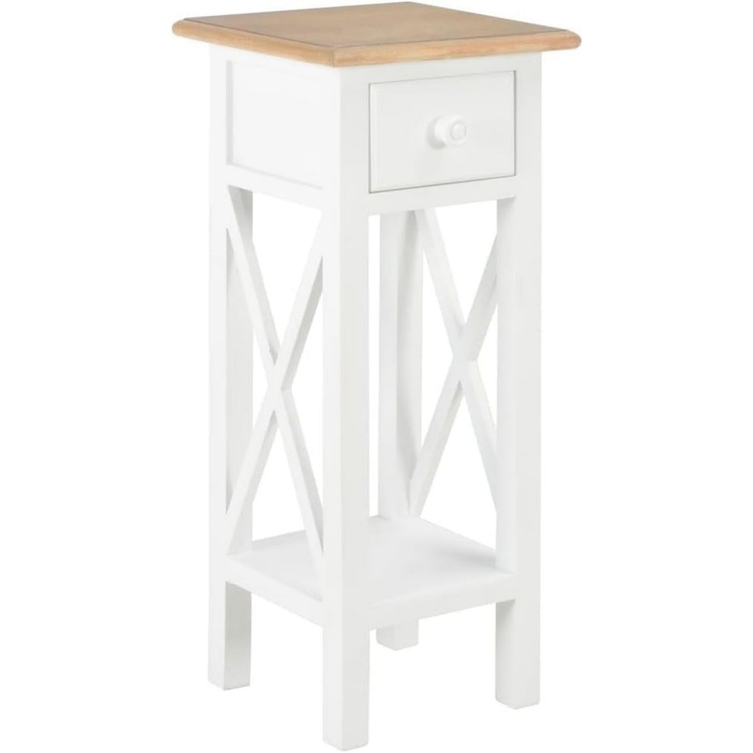 Bout de canape gris clair en MDF