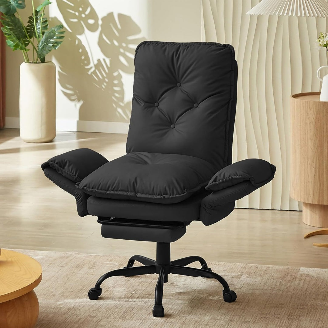 Fauteuil creme pivotant 120 x 76 x 71 cm