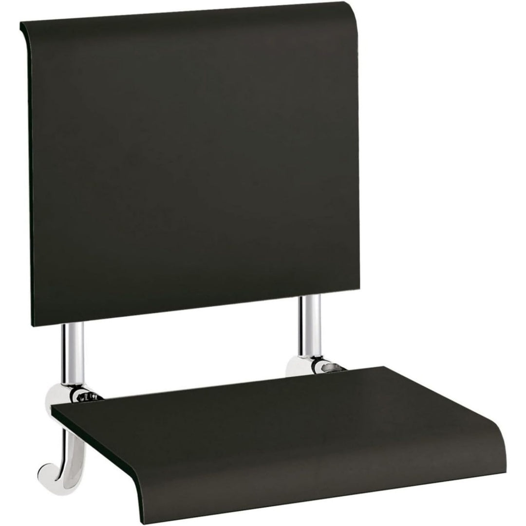 Chaise mobilier noir structure metallique