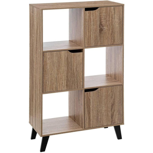 etagere design en bois marron