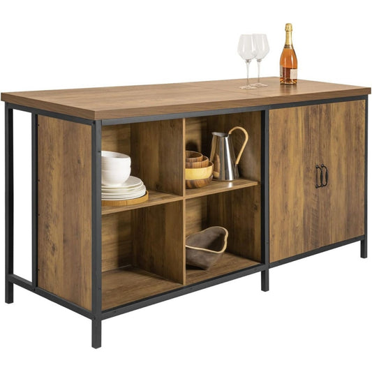 Buffet design structure en acier marron