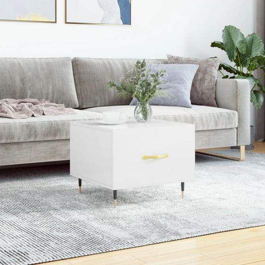 Table basse gris clair 50 x 50 x 40 cm