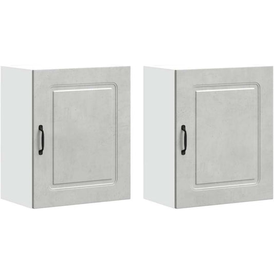 Armoire colonne gris clair, assemblage facile