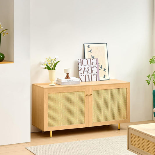 Buffet gris clair, contemporain pour une decoration scandinave