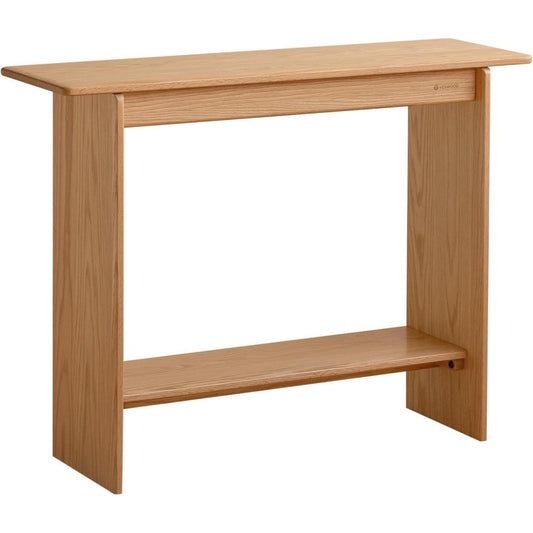 Grande capacite, table dentree marron en bois