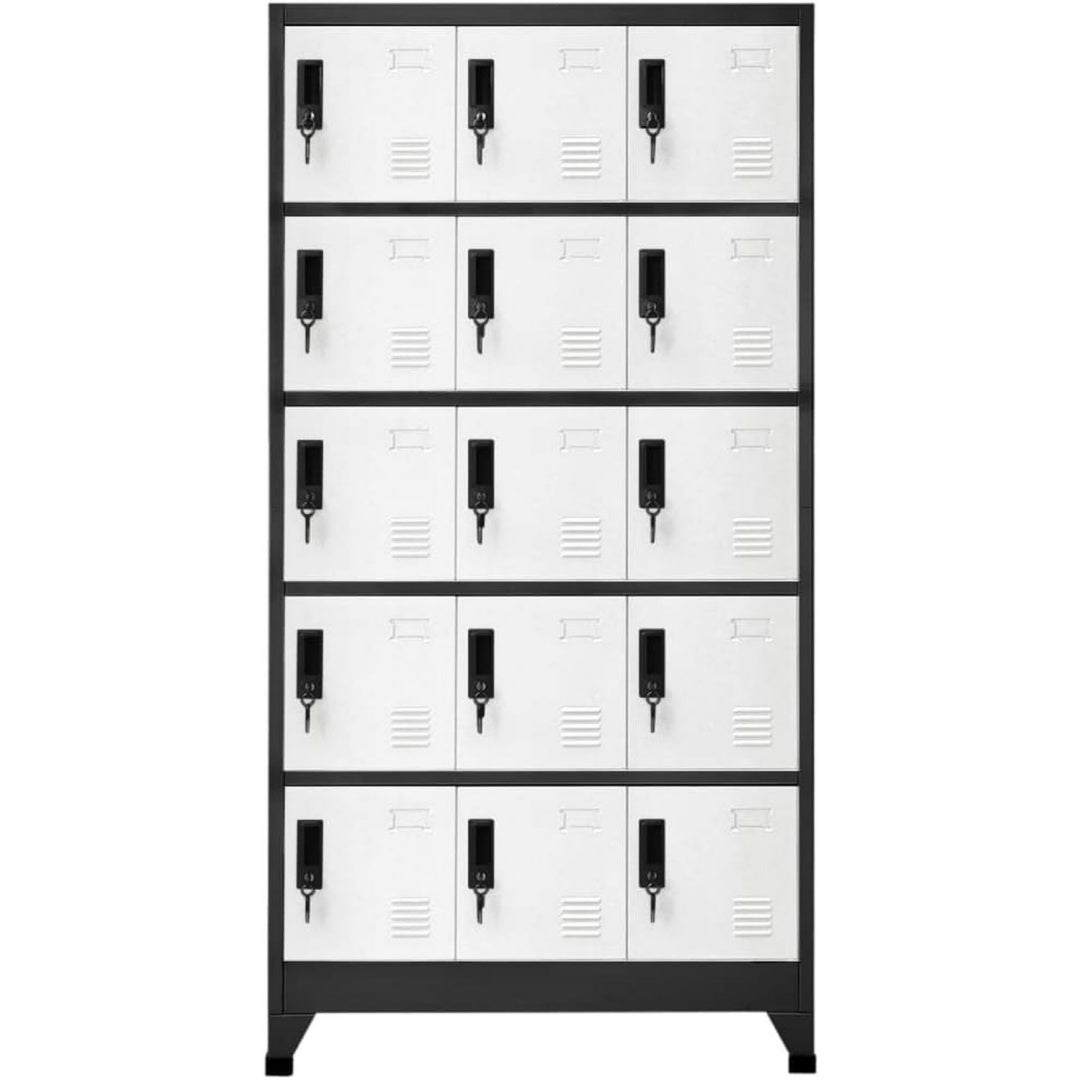 Classeur minimaliste gris clair