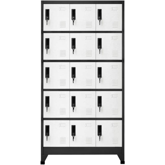 Classeur minimaliste gris clair