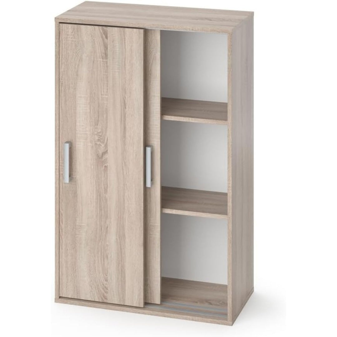 Armoire de rangement teinte beige, en plastique, capacite optimale