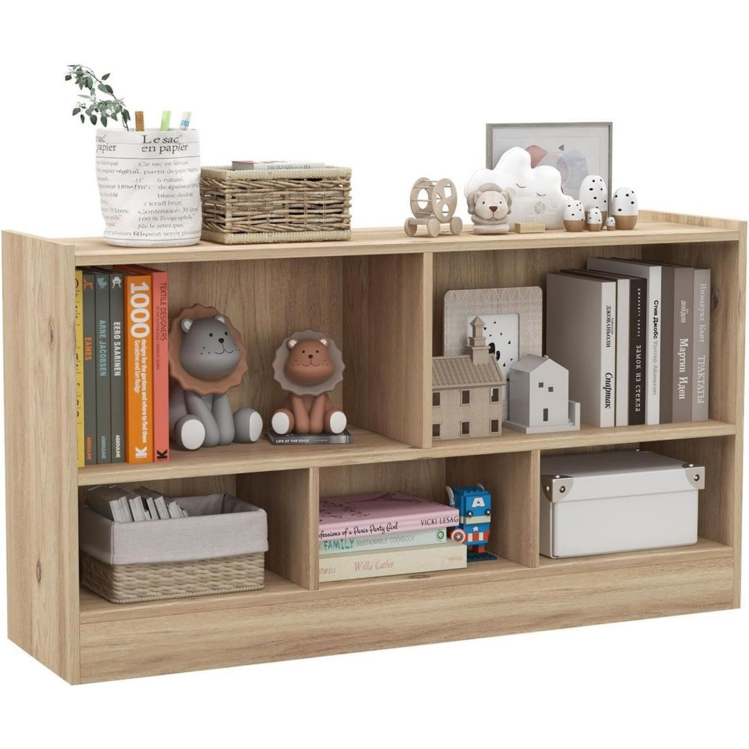 Marron etagere bibliotheque esprit naturel