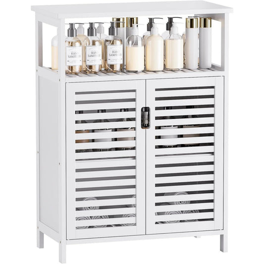 Colonne de rangement tendance epuree gris clair