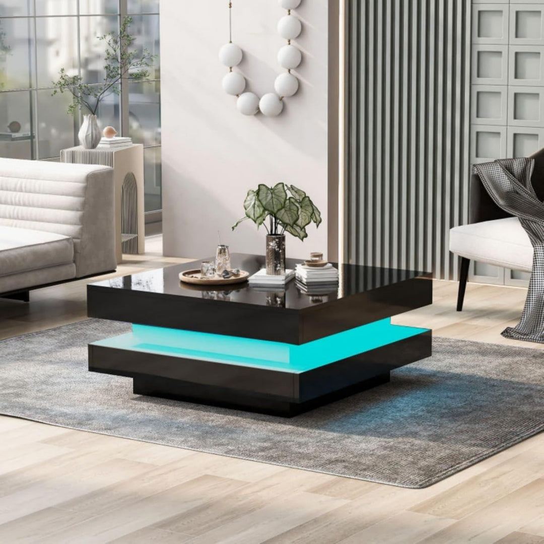Table basse style classique gris