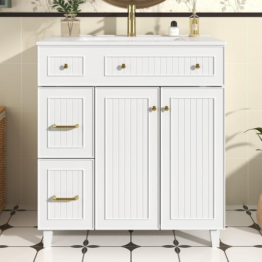 Meuble 82 x 90 cm gris clair