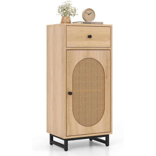 Design commode en acier marron pour salon